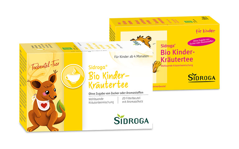 SIDROGA Tisana biologica per bambini 20 pezzi