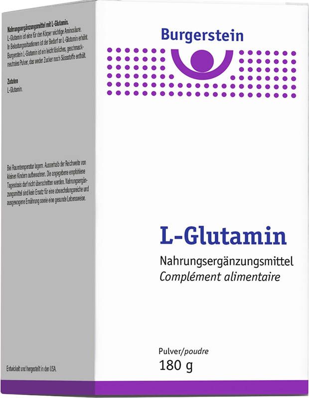 BURGERSTEIN L-Glutammina in polvere 180g