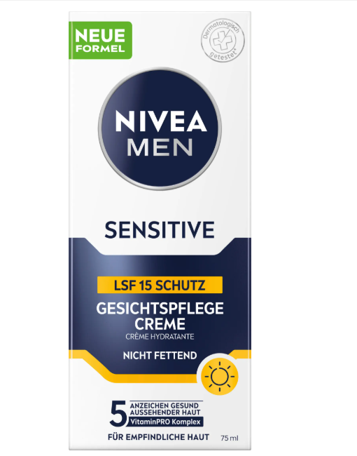 Nivea Men Crema viso sensibile SPF15 75ml