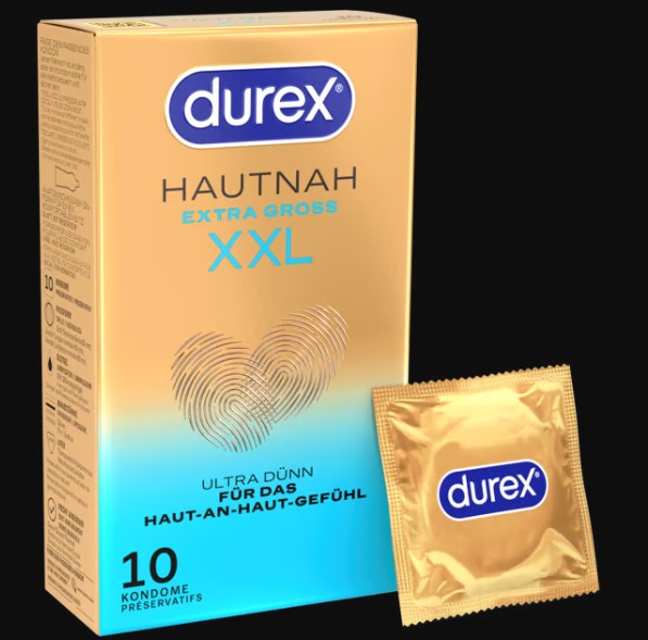 Profilattico Durex Close-to-skin XXL 10 pezzi