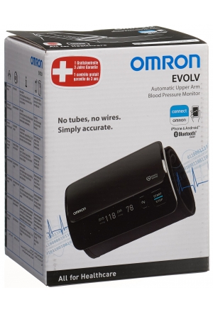 Misuratore di pressione da braccio Omron EVOLV IT con app OMRON Connect
