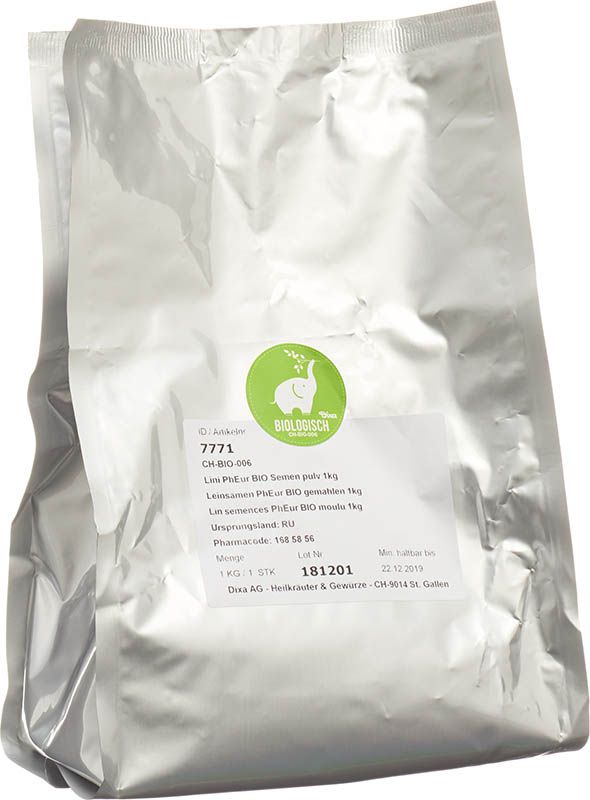Semi di lino Dixa PhEur BIO macinati 1kg