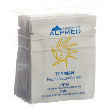 Alpmed salviette per piante fresche timo 13 pezzi