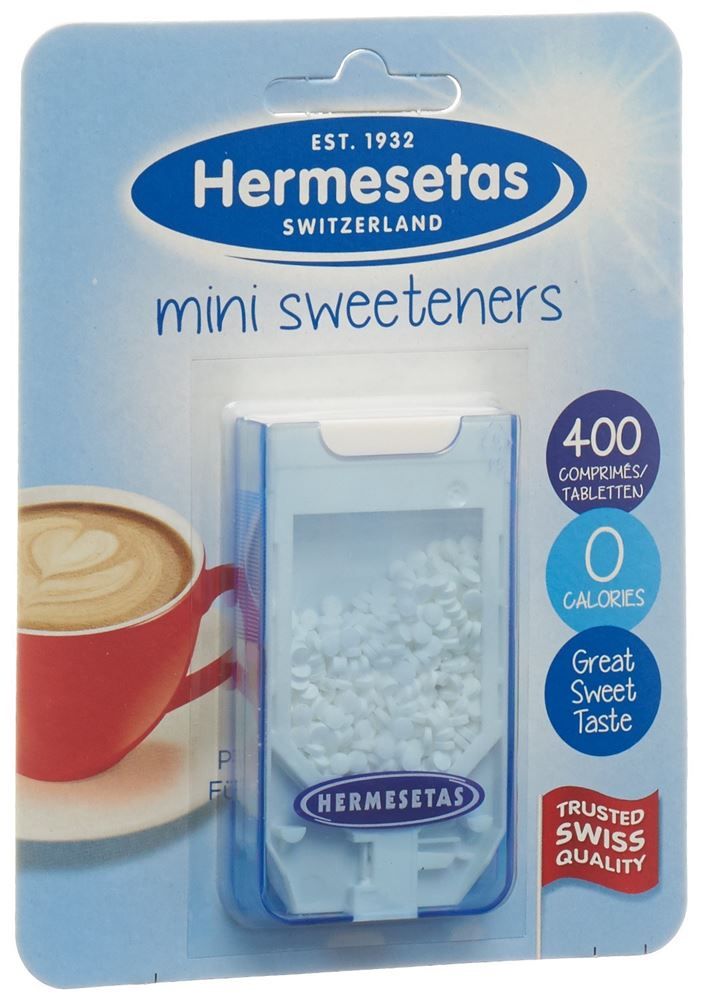 Dispenser per compresse Hermesetas Original 400 pezzi