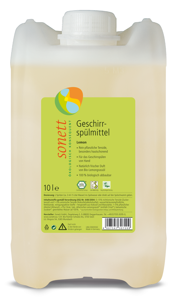 Sonett detersivo per piatti Lemon canister 10lt