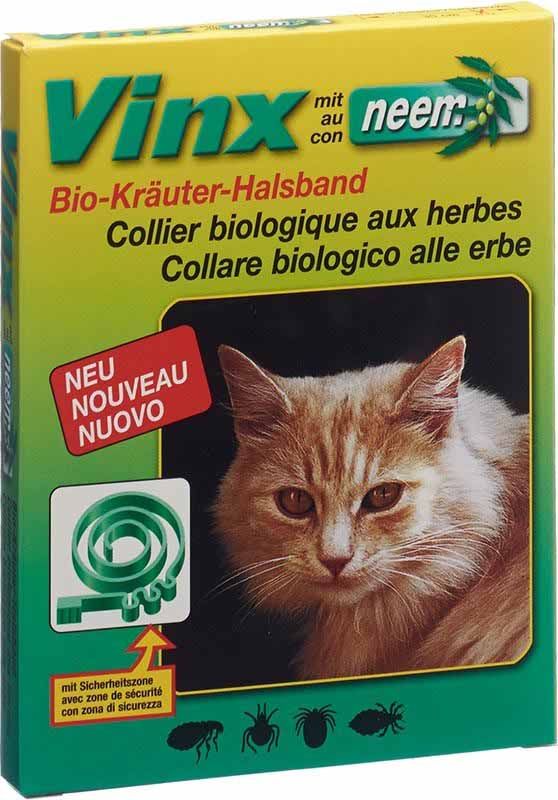 VINX Collare alle erbe di neem 35cm gatto verde