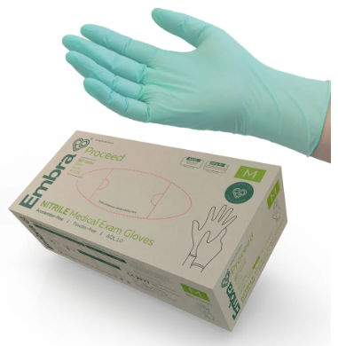 Guanti da esplorazione EMBRA M nitrile 200 pezzi