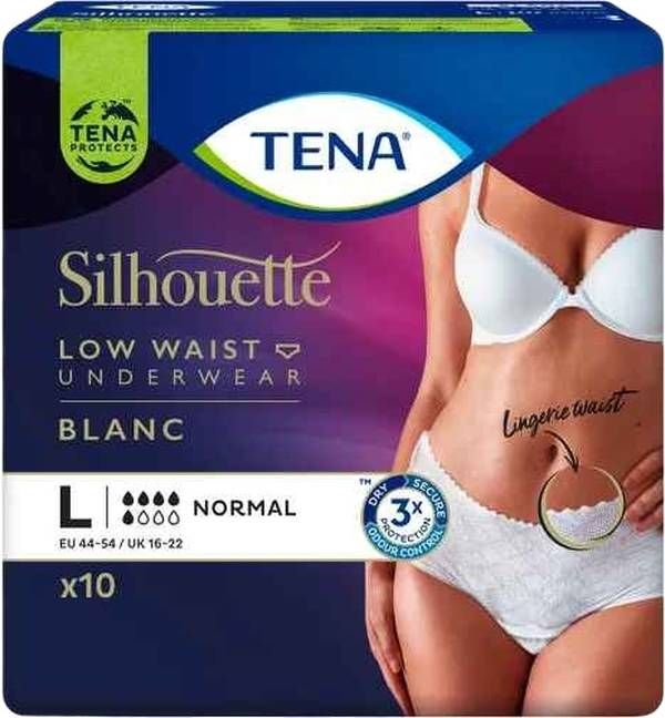 TENA Silhouette Normal L weiss 10 Stück