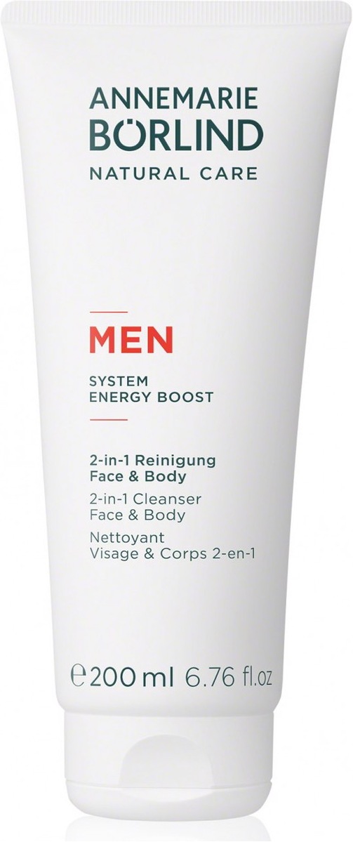 BÖRLIND Uomo 2 in 1 Detergente viso e corpo 200 ml