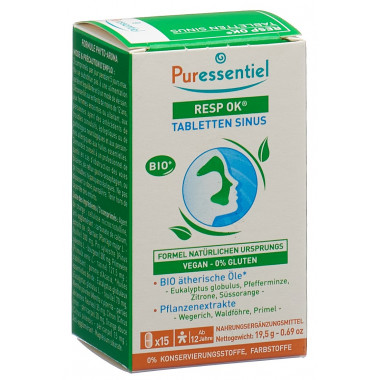 Puressentiel compresse per le vie respiratorie Sinus 15 pezzi