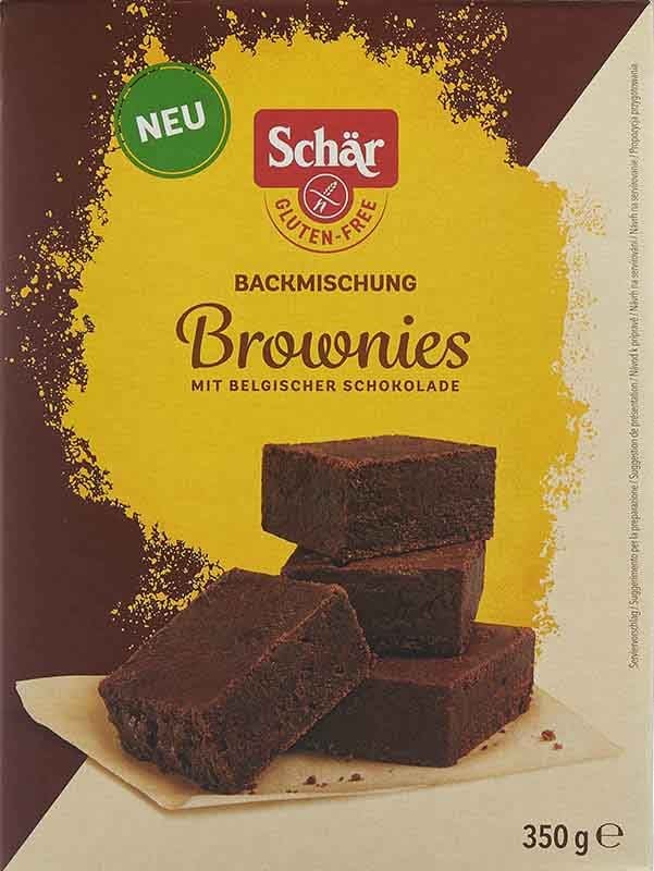 Schär miscela da forno brownies senza glutine 350g