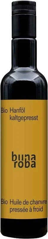 BUNAROBA Olio di canapa spremuto a freddo bottiglia 500ml