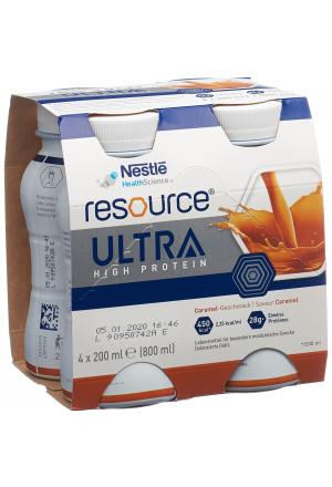 Resource Ultra High Protein Caramel 4 Fl 200ml
