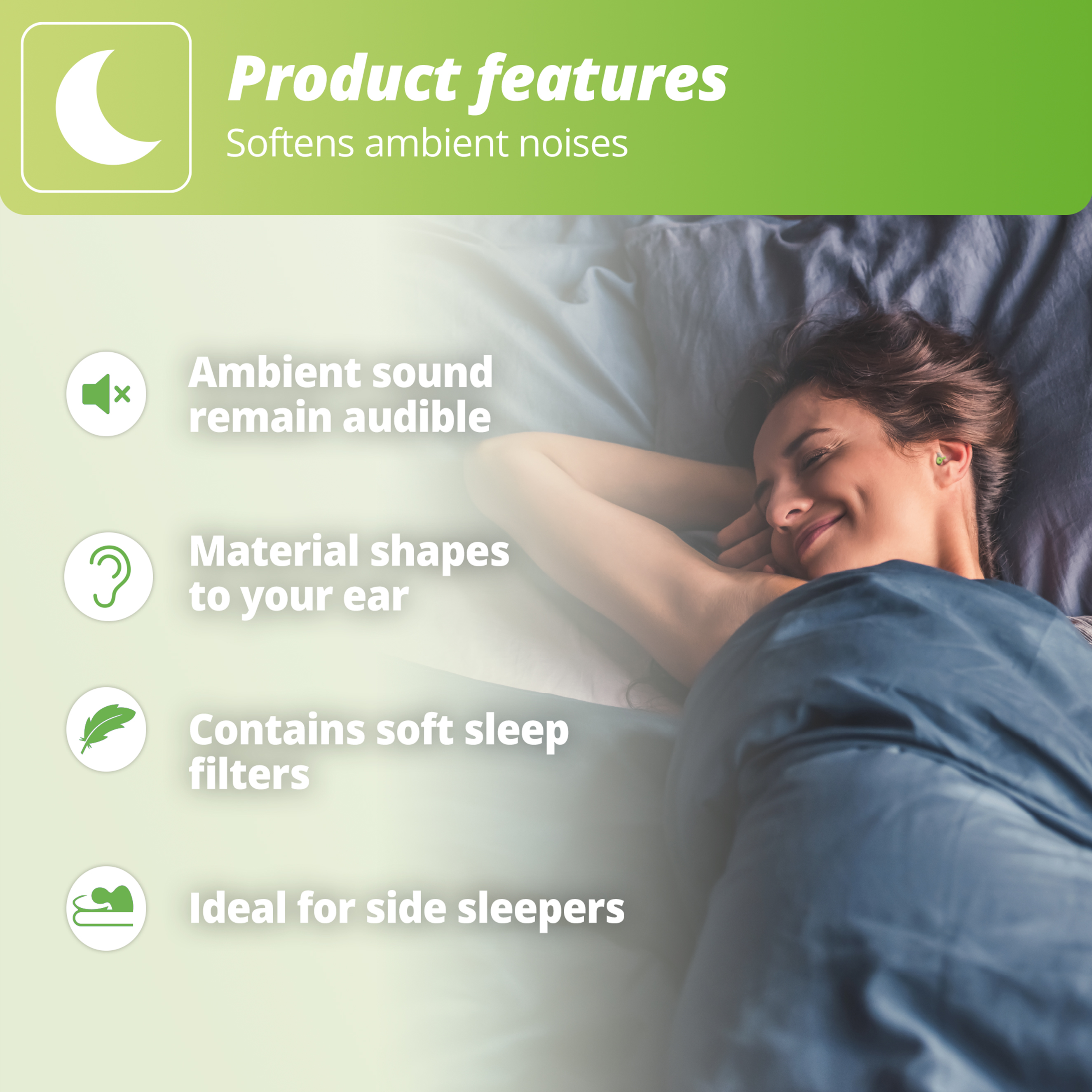 ALPINE SleepSoft+Earplugs Eurohole 1 paio