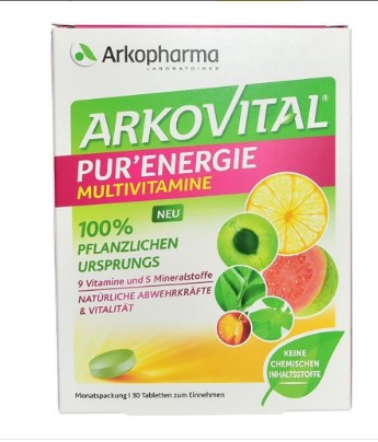 ARKOVITAL Pur'Energie Compresse Vitamina+Minerale 30 pezzi