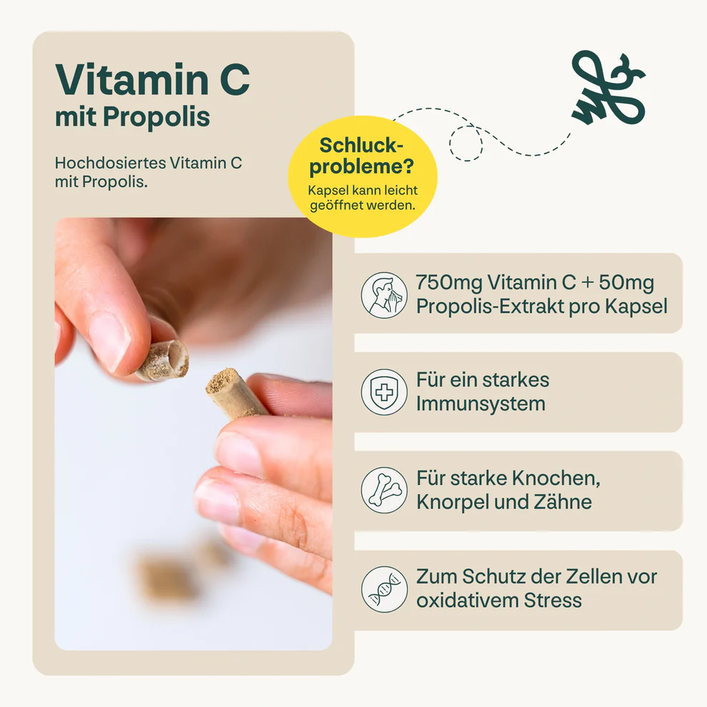 HEYBEE Vitam C 750mg Propoli 60 capsule