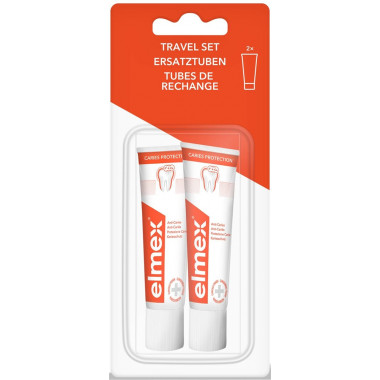 elmex TRAVEL SET Ricarica dentifricio 2 x 12 ml