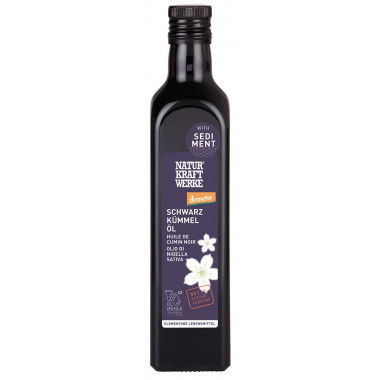 NaturKraftWerke olio di cumino nero nativo Demeter 500ml