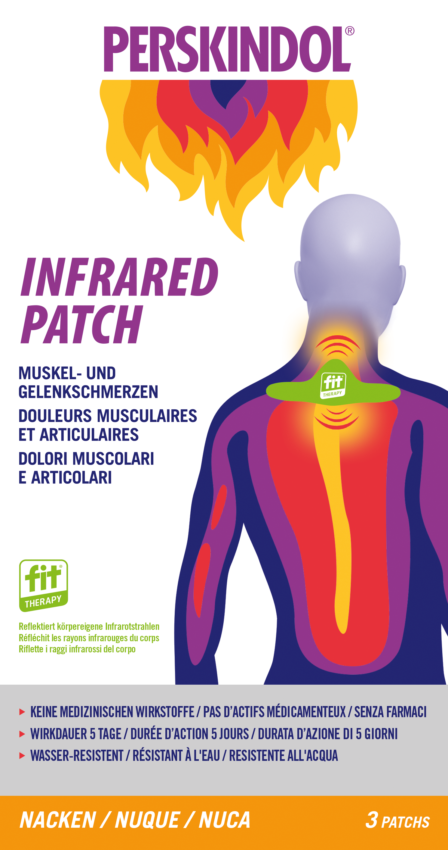 Perskindol® Patch a infrarossi collo 3 pezzi
