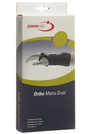 OMNIMED Ortho Manu Dual Wrist Bra S nero