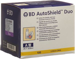 BD AutoShield Duo spilla di sicurezza 5mm 100 pezzi