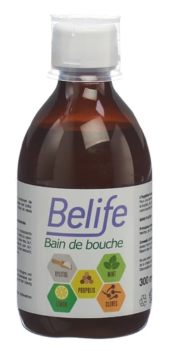 Bottiglia di collutorio Belife 300ml