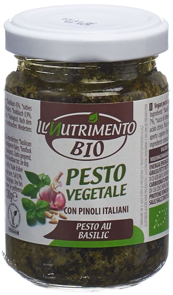 IL NUTRIMENTO Pesto Genovese biologico vasetto 170g