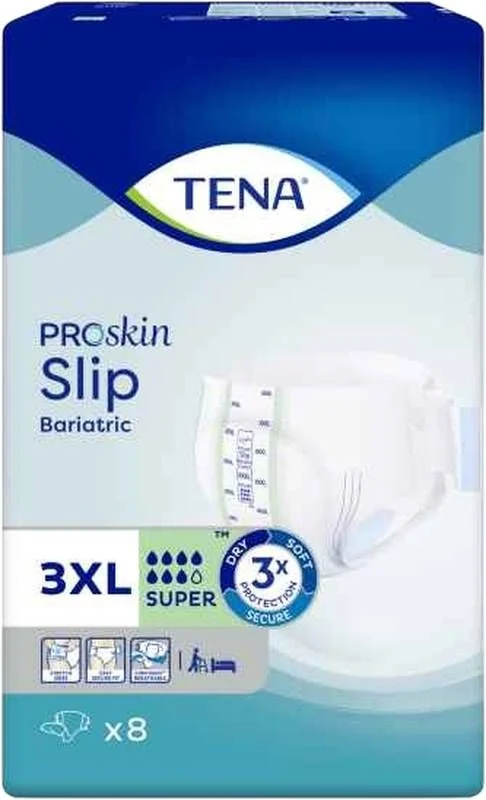 Tena Slip Super Bariatric XXXL 8 pezzi