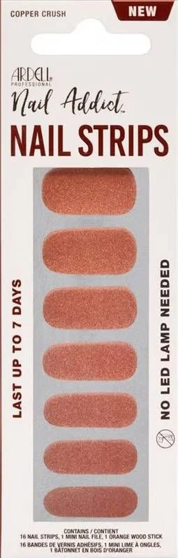 ARDELL Nail Addict Strips Copper Crush 16 pezzi