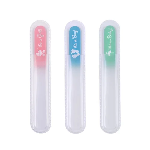 Lima per unghie in vetro BORGHETTI 9 cm baby colori assortiti