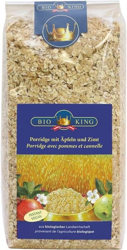 BIOKING Porridge con mela e cannella bio 500g