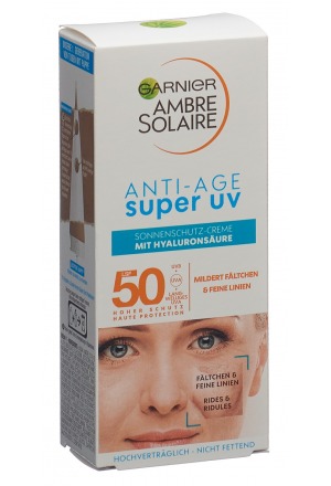 Ambre Solaire Sensitive expert+ Crema viso antietà SPF50+ Fl 50ml