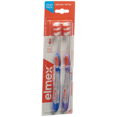 elmex KARIESSCHUTZ InterX Duo spazzolino medio