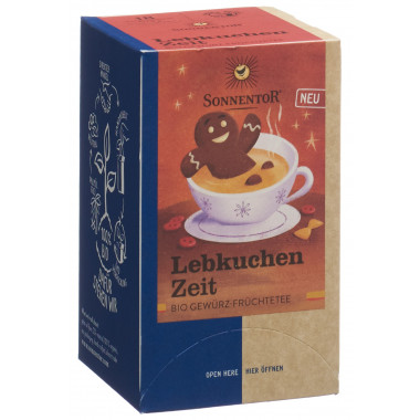 Sonnentor Tè Tempo di pan di zenzero BIO Btl 18 pezzi