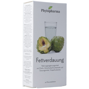 Phytopharma Compresse effervescenti per la digestione dei grassi 40 pezzi