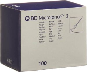 BD MICROLANCE 3 Cannula iniettabile 0,50x16 mm arancione 100 pezzi