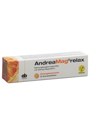 ANDREAMAG relax compresse effervescenti gusto arancia 20 pezzi