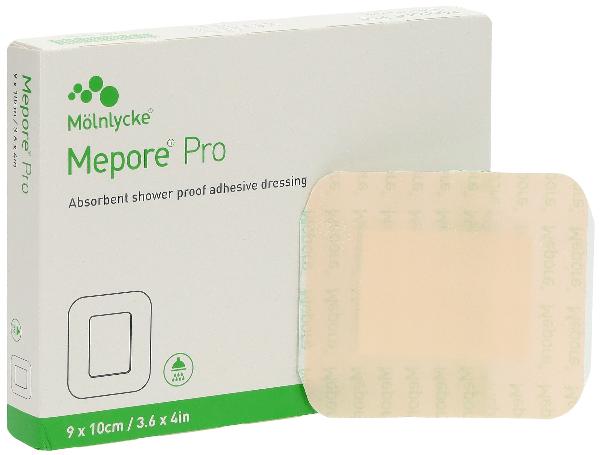Medicazione per ferite Mepore pro 10x9cm tampone per ferite 6x5cm sterile 10 pezzi
