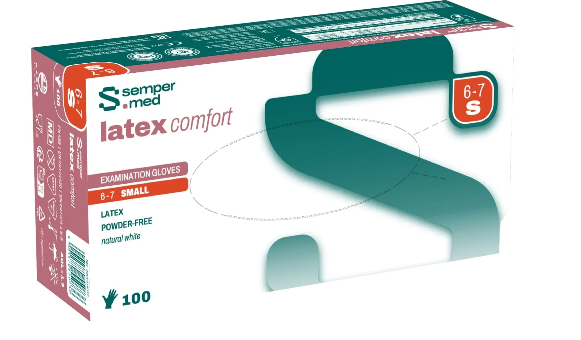 SEMPERMED Lattice Comfort S 100 pezzi