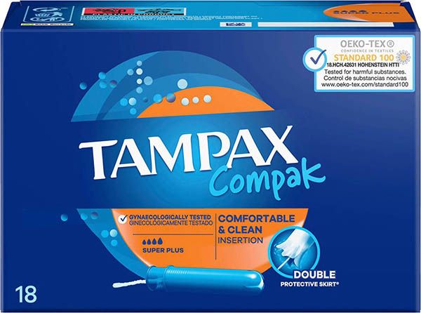 Tampax Tamponi Compak Super Plus 18 pezzi