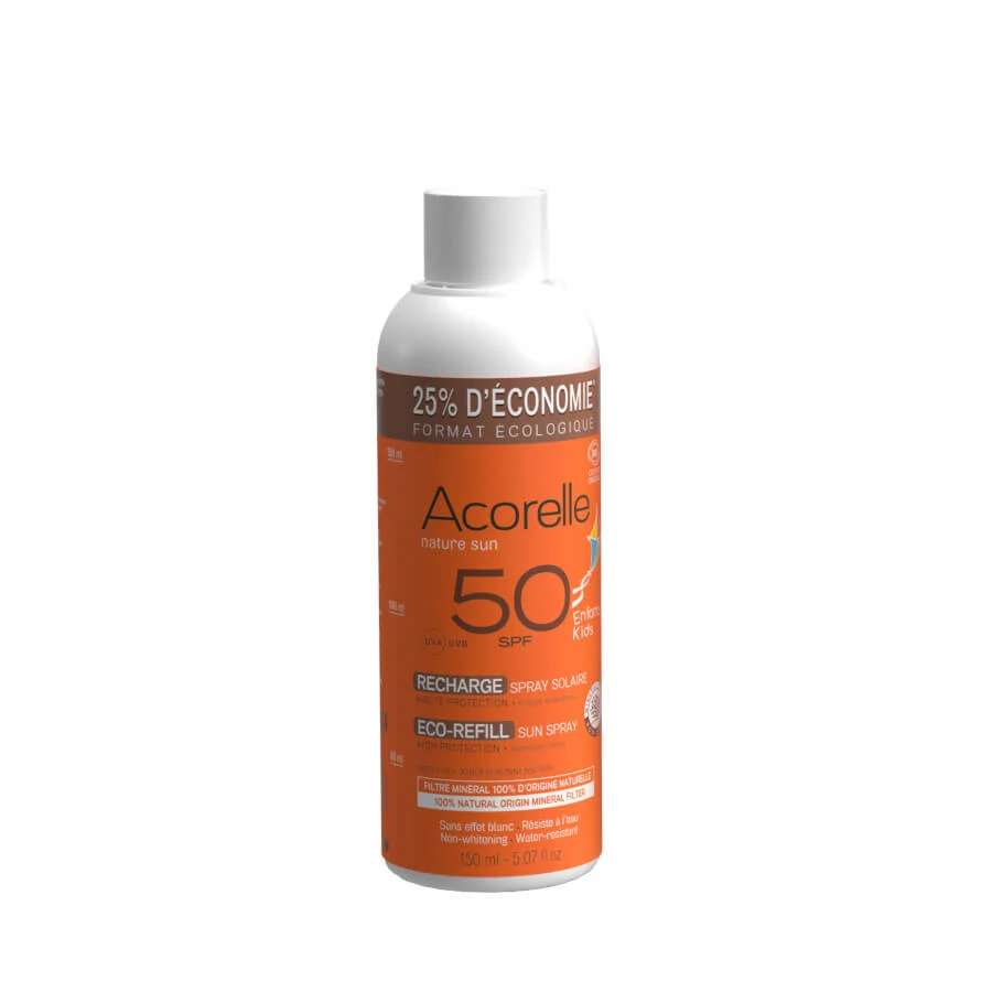 Acorelle Sonnenspray für Kinder LSF50 Refill 150ml