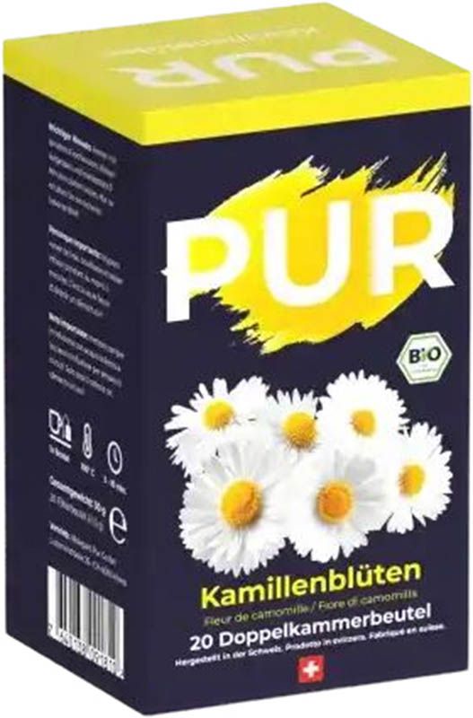 PUR Tè ai fiori di camomilla Btl 20 pezzi