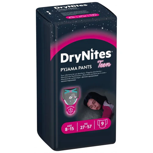 Huggies Drynites Nachtwindeln Girl 8-15 Jahre 9 Stück
