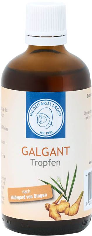 HILDEGARDS LADEN Galangal gocce bottiglia di vetro 100ml