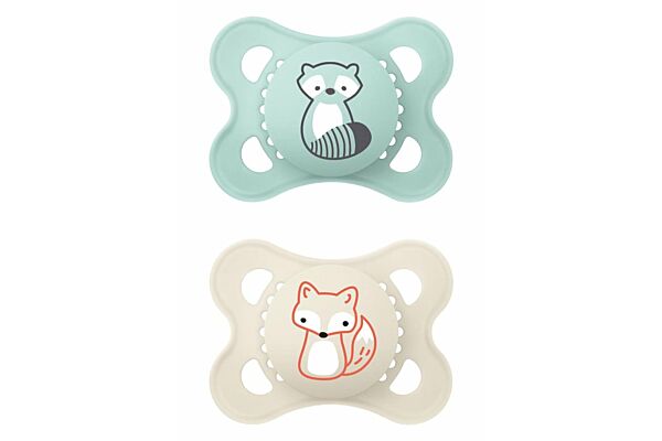 MAM Original Nuggi Silicone 0-6 mesi Bambino 2 pezzi