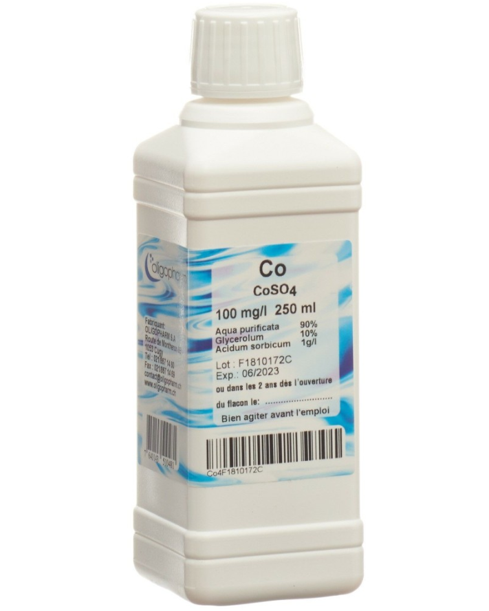OLIGOPHARM Soluzione di cobalto 100 mg/l 250ml