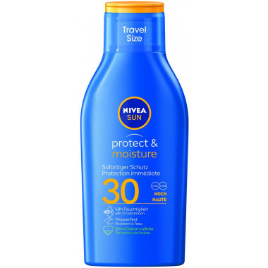 Nivea Sun Protect & Moisture Latte solare formato viaggio SPF 30 100ml