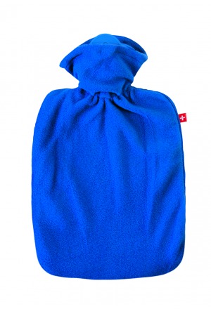 emosan borsa dell'acqua calda classic fleece blu