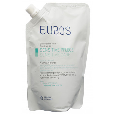 Eubos Sensitive Doccia + Crema ricarica 400ml