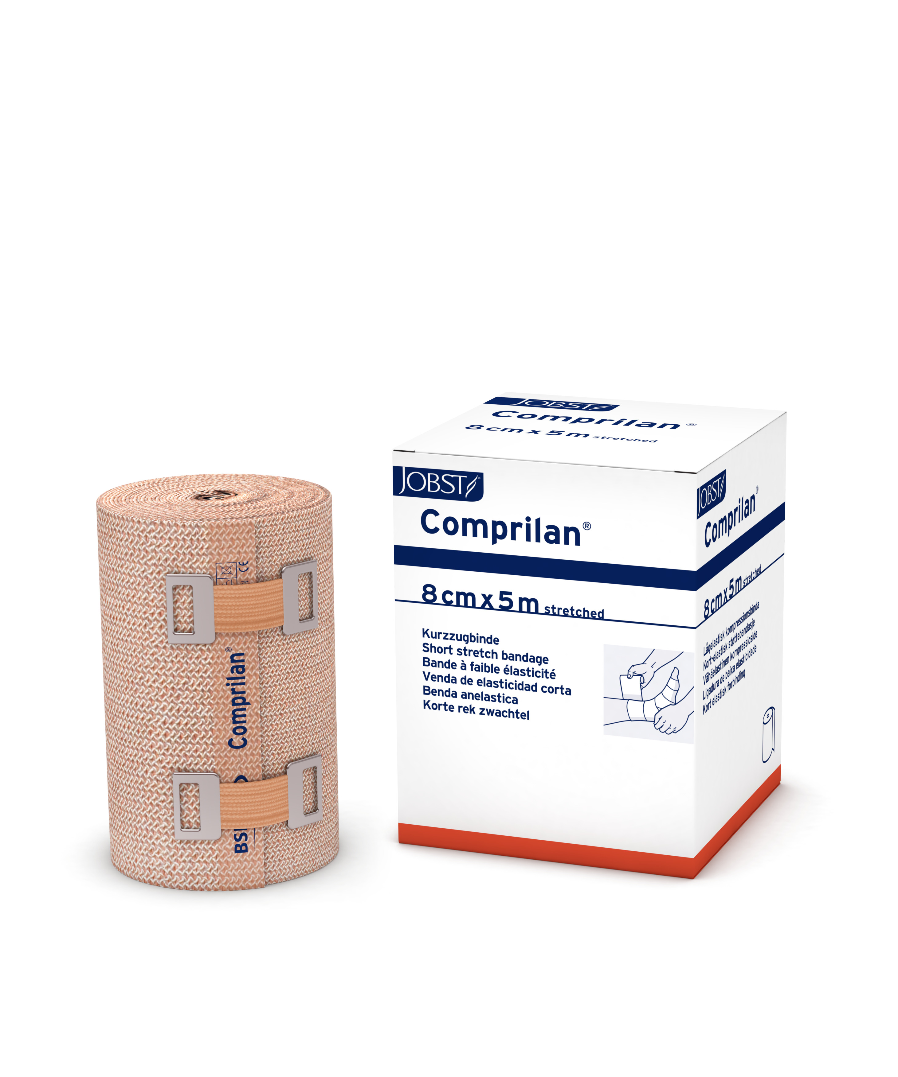COMPRILAN benda corta 8cm x 5m